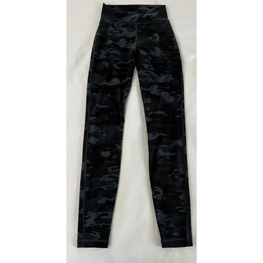 Alphalete Leggings Womens‎ Fit Small Camo High V- Waisted  Sports Athletic Gym